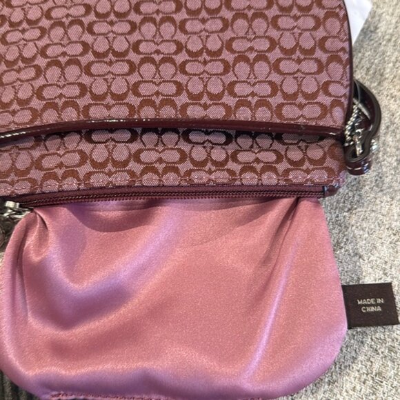Coach Signature “C” Wristlet (Dusty Pink) with Hangtag & Care Instructions (NWT) - Picture 7 of 10